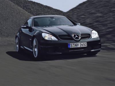 mercedes slk. Mercedes SLK 55 AMG Black